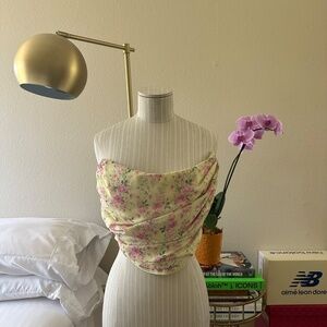 House of CB Vivienne Lemon Floral Corset